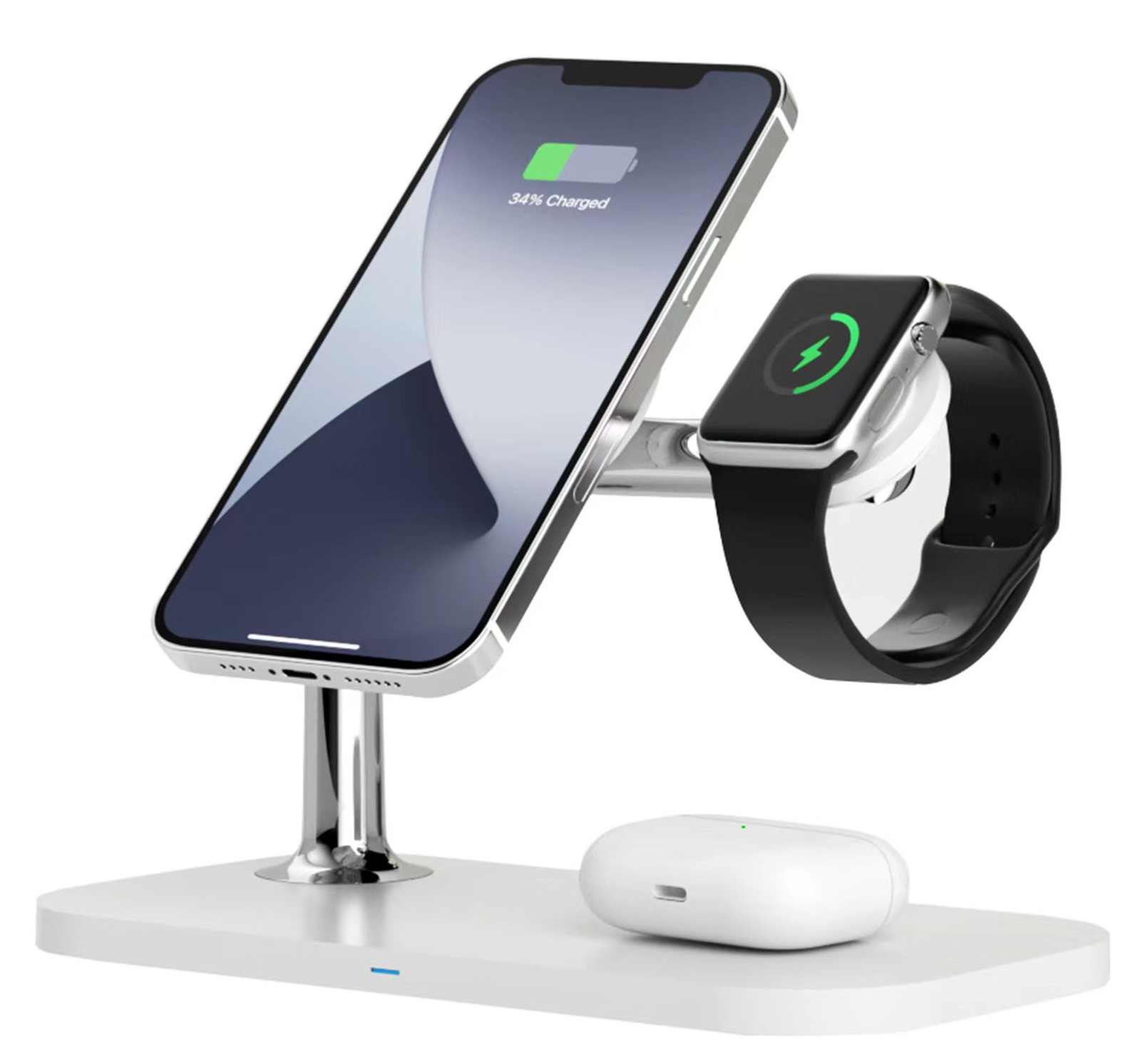 RealPower ChargeAir Mag Ladestation mit Magsafe weiss, Ansicht 2