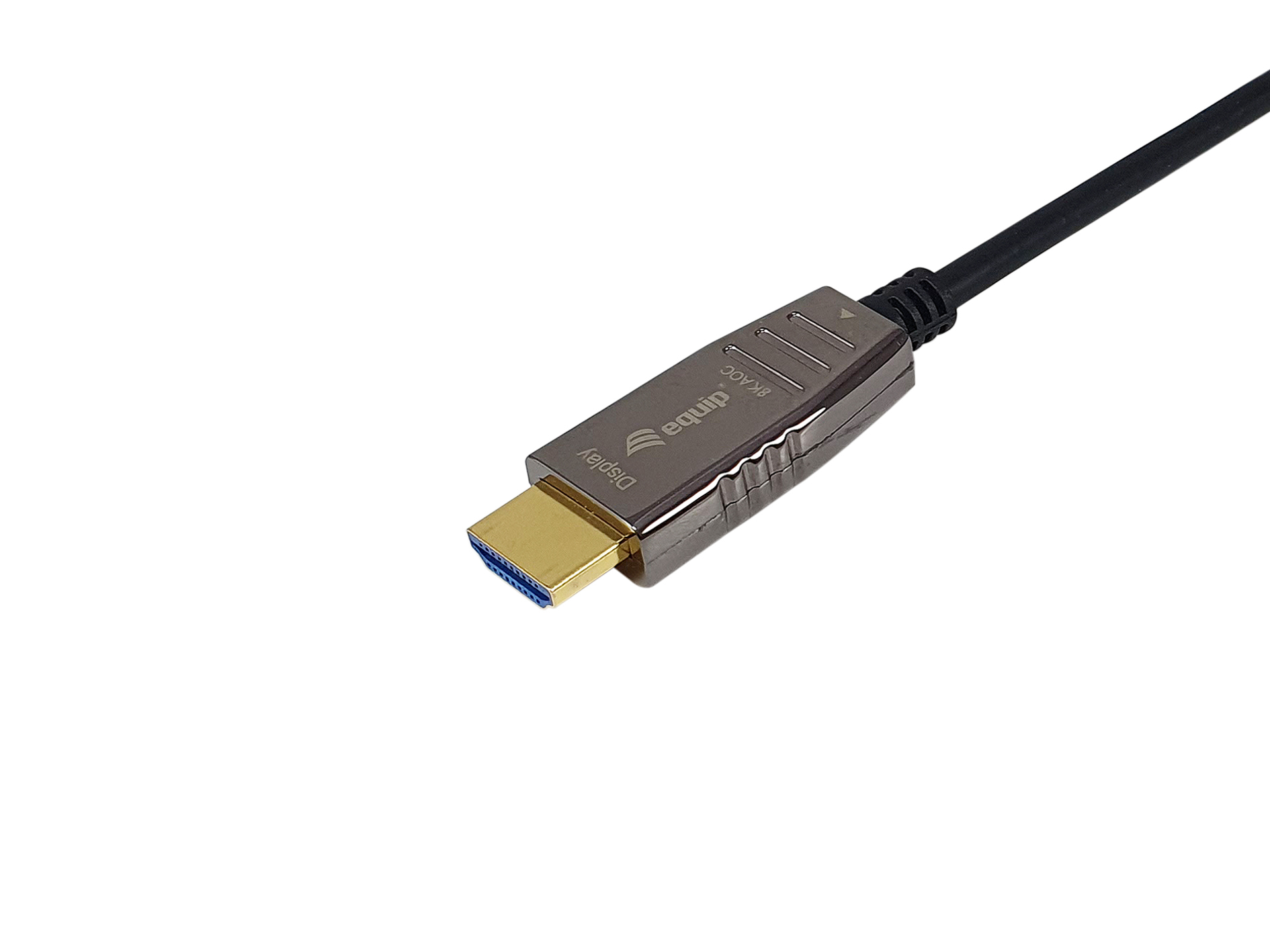 Equip Ultra High Speed - HDMI-Kabel mit Ethernet - HDMI männlich zu HDMI männlich - 20 m - Schwarz -Active Optical Cable, Ansicht 2