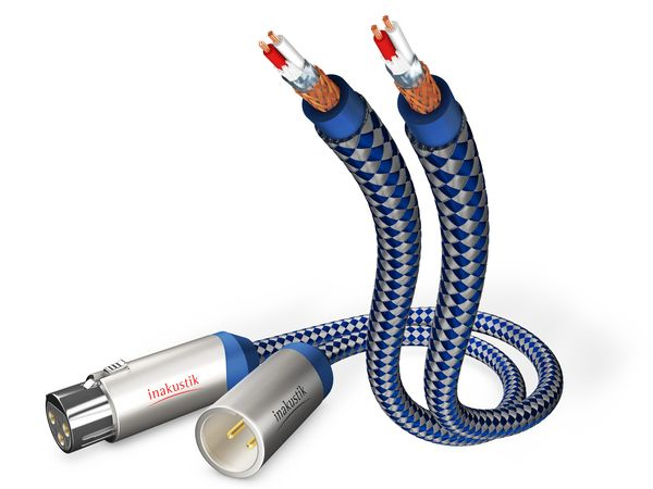 in-akustik 00405015 - XLR - Männlich - XLR - Weiblich - 1,5 m - Blau - Silber, Ansicht 2