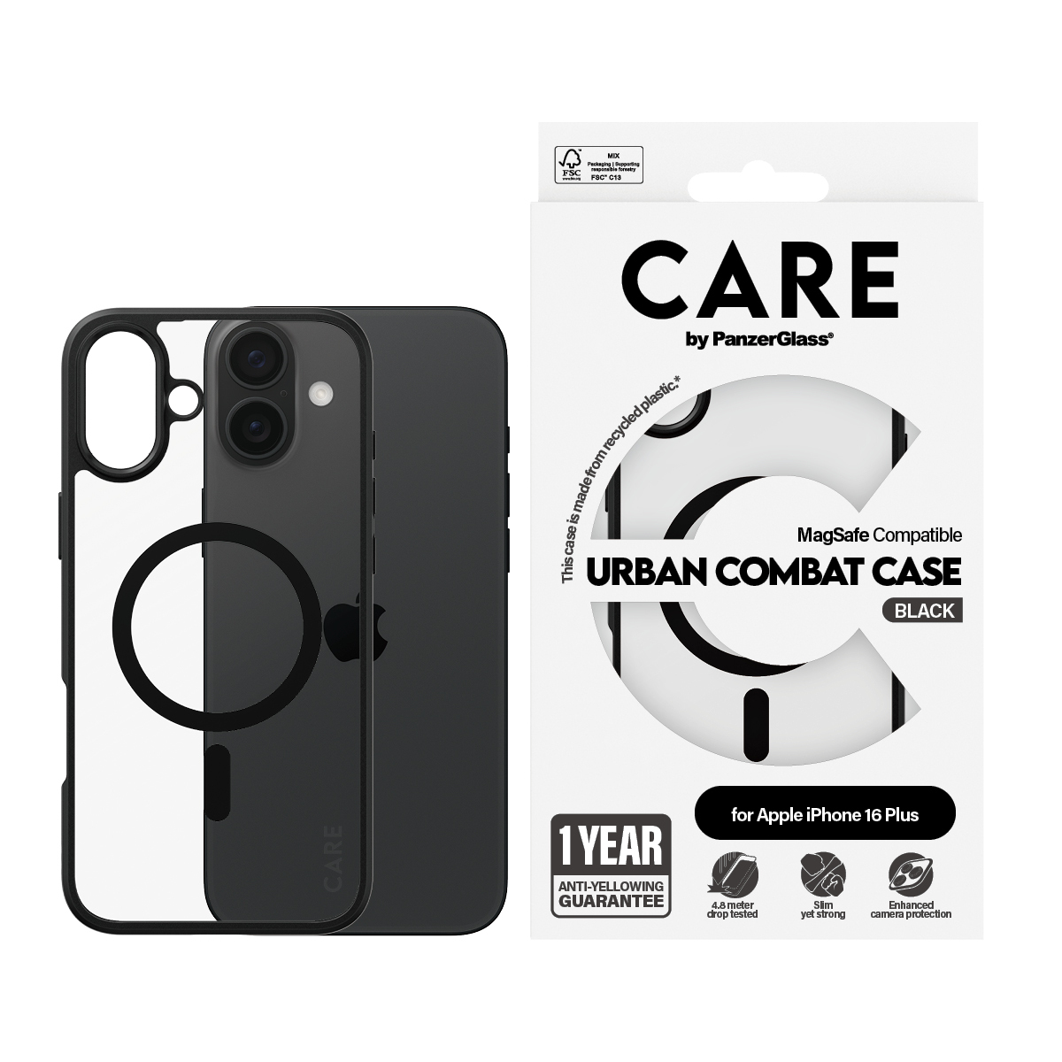 PanzerGlass CARE by PanzerGlass Urban Combat - Hintere Abdeckung für Mobiltelefon, Ansicht 3