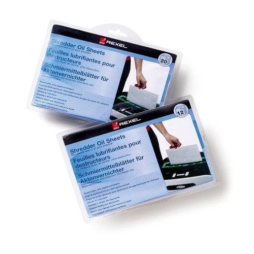 Rexel Schredder-Ölblätter (Packung mit 20), Ansicht 4