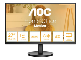AOC U27B3A - LED-Monitor - 68.6 cm (27) - 3840 x 2160 4K UHD (2160p)