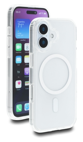 Delock Schutzhülle für iPhone 17 kompatibel mit MagSafe transparent-weiß, Ansicht 2