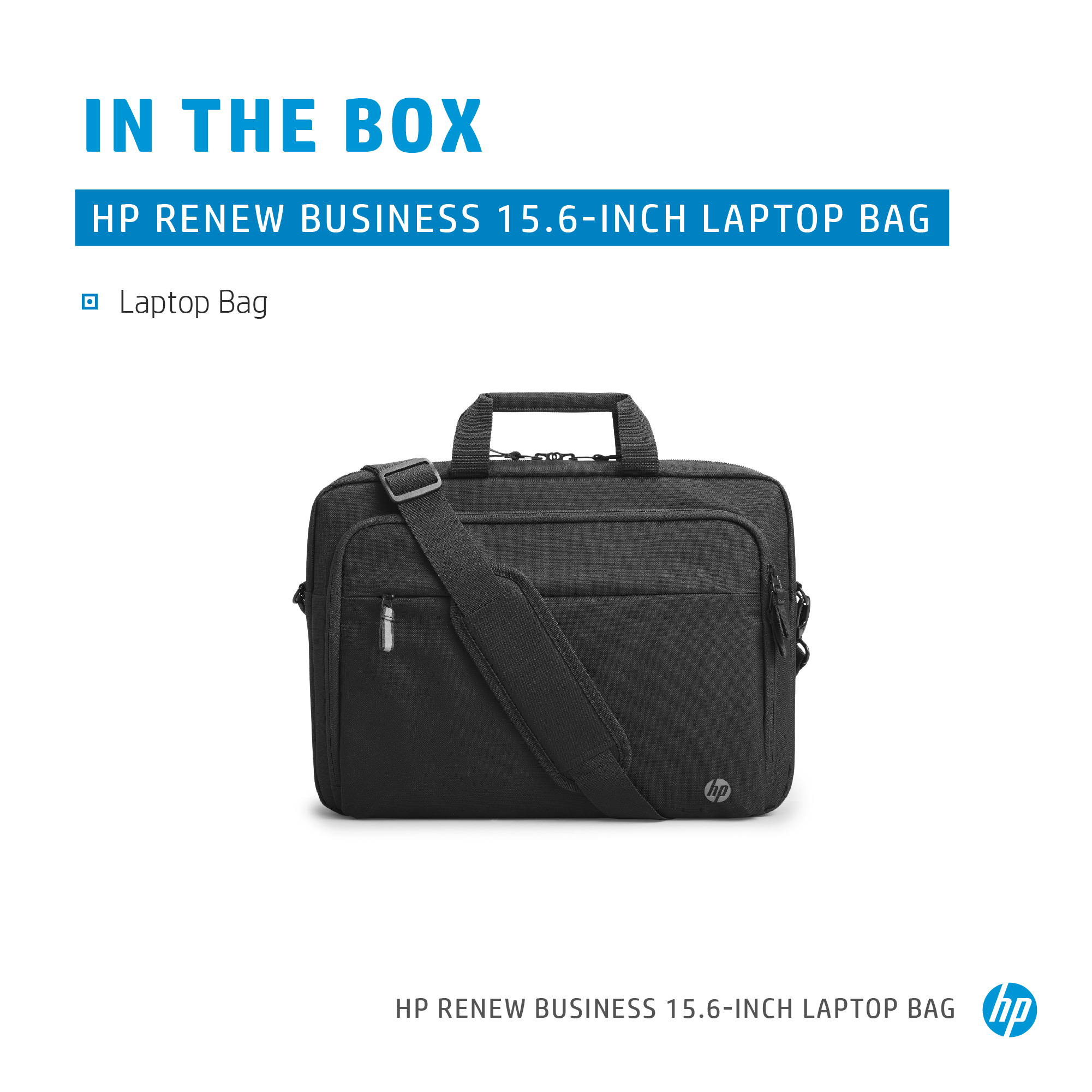 HP Renew Business 15,6 Zoll Laptop-Tasche - Messengerhülle - 39,6 cm (15.6 Zoll) - 610 g