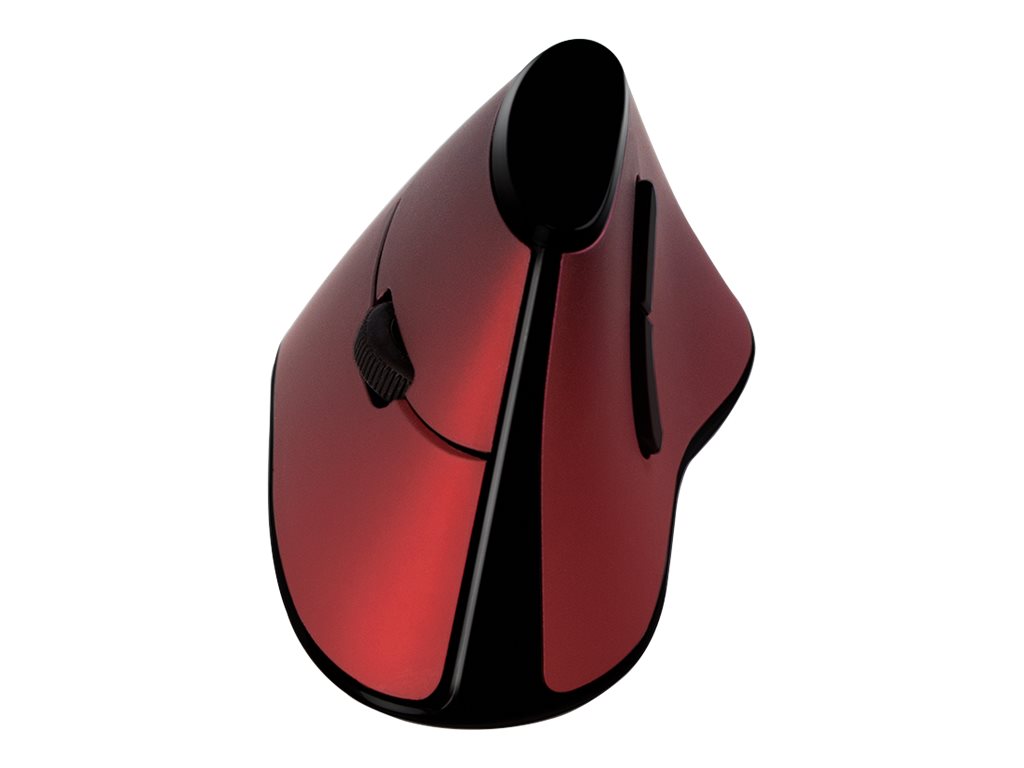 LogiLink Typhoon Ergonomic Vertical - Vertikale Maus - ergonomisch - optisch - 5 Tasten - kabellos - 2.4 GHz - kabelloser Empfänger (USB)