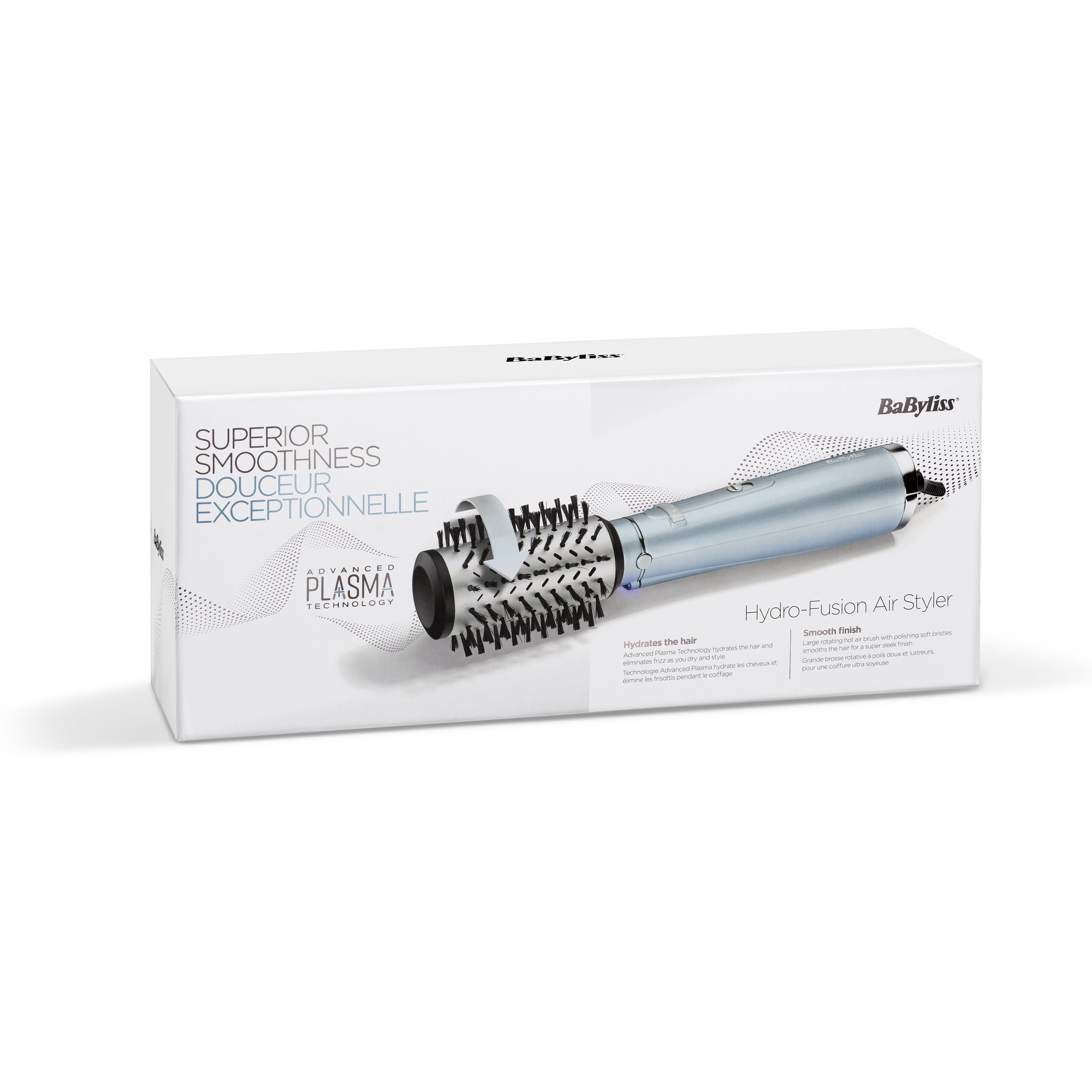 BaByliss Hydro-Fusion Hydro Fusion Air Styler - Heißluftbürste - Warm - Aqua-Farbe - Schwarz - Metallisch - China, Ansicht 2