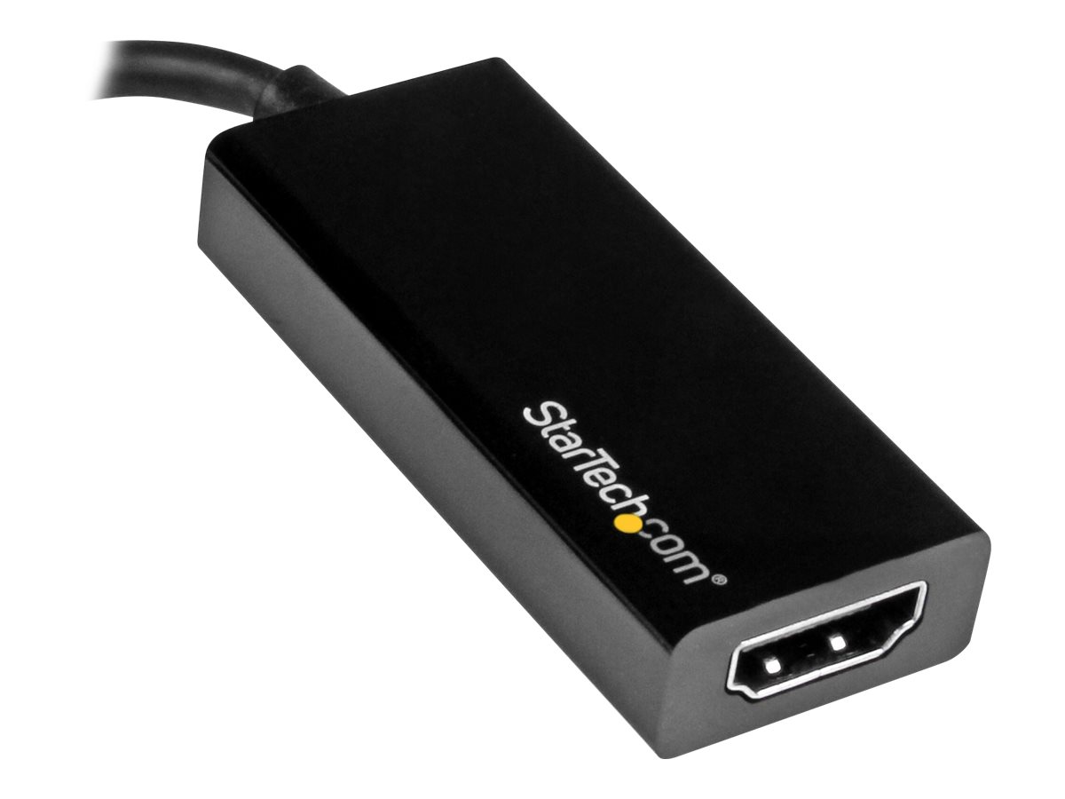 StarTech.com Startech USB C to HDMI Adapter - USB 3.1 Type C Converter - 4K 30Hz UHD - Videoadapter - USB-C männlich zu HDMI weiblich - 14.7 cm - Schwarz - 4K30Hz (3840 x 2160)