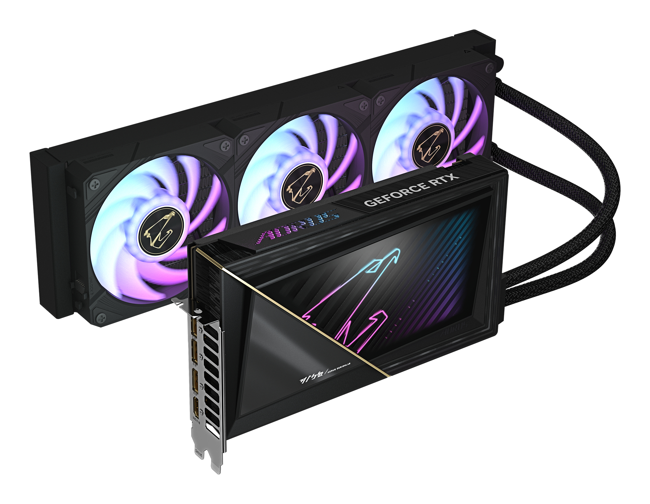 Gigabyte AORUS GeForce RTX 5090 XTREME WATERFORCE 32G, Ansicht 2