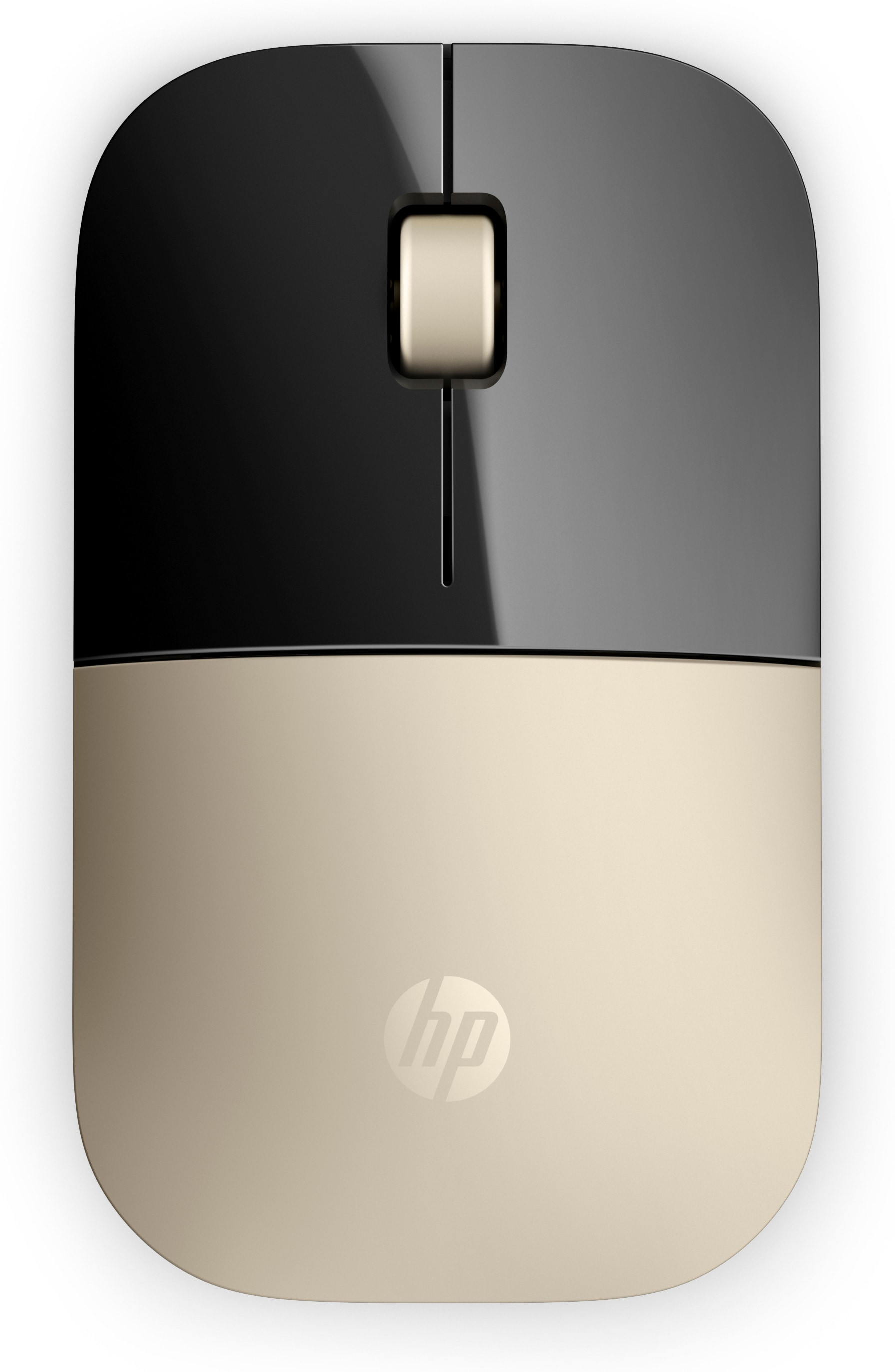 HP Z3700 Wireless-Maus, Gold, Beidhändig, Optisch, RF Wireless, 1200 DPI, Gold