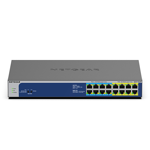Netgear GS516UP - Switch - unmanaged - 8 x 10/100/1000 (PoE+), Ansicht 2