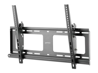 Manhattan Outdoor Anti-Diebstahl TV-Wandhalterung neigbar für 37" bis 86" 80kg schwarz