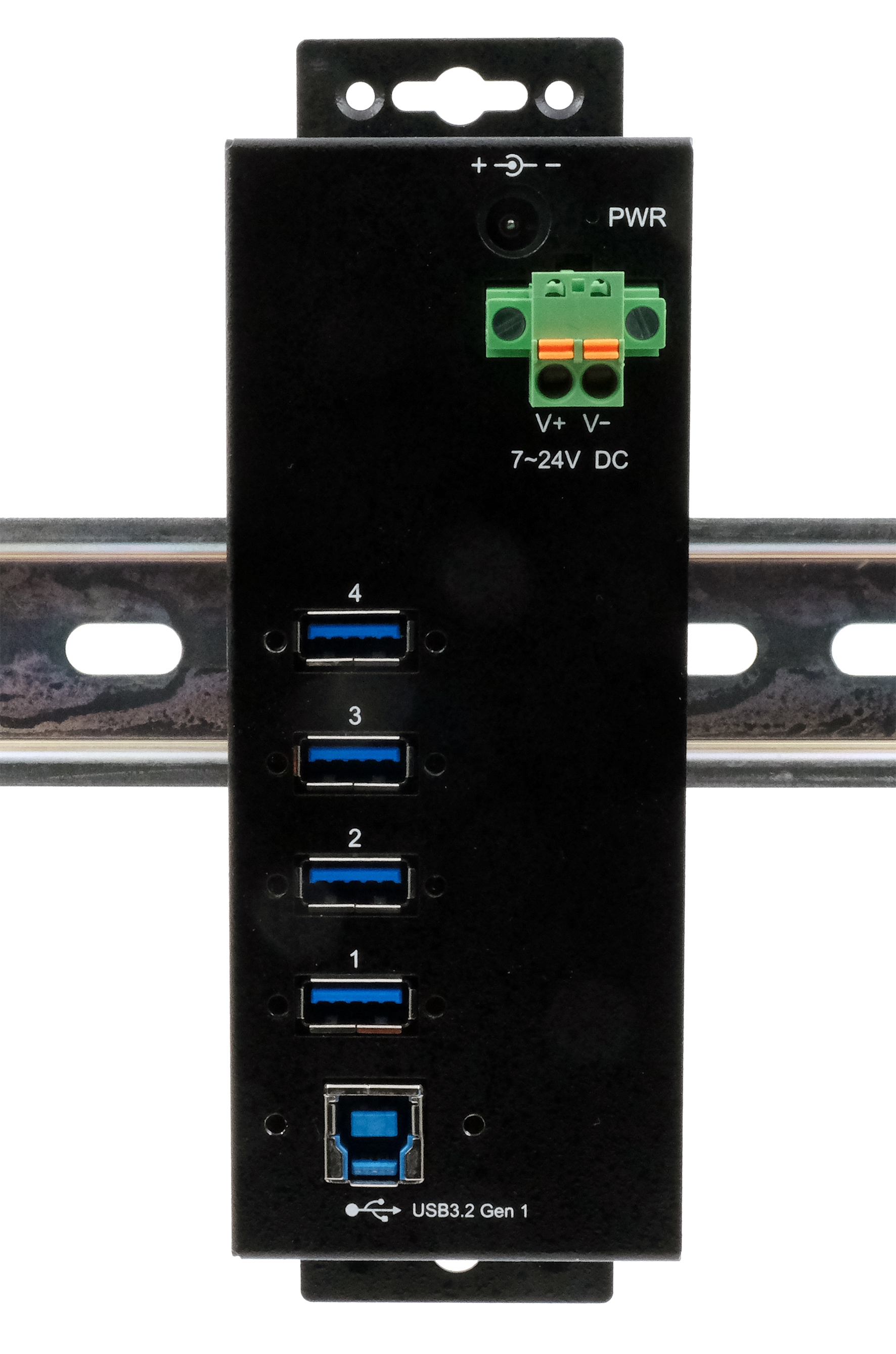 Exsys EX-1186HMVS-2 4 Port USB 3.2 Gen 1 HUB mit 15KV ESD, Ansicht 2