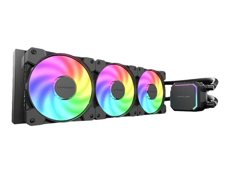 LC-Power JetFlow - Prozessor-Flüssigkeitskühlsystem - Kühlergröße: 360 mm - (für: LGA1150, LGA1151, LGA1155, LGA1156, LGA1200, LGA1366, LGA1700, LGA2011, LGA2011-3, LGA2066, FM1, FM2, Buchse FM3, AM2, AM3, AM4, AM5)