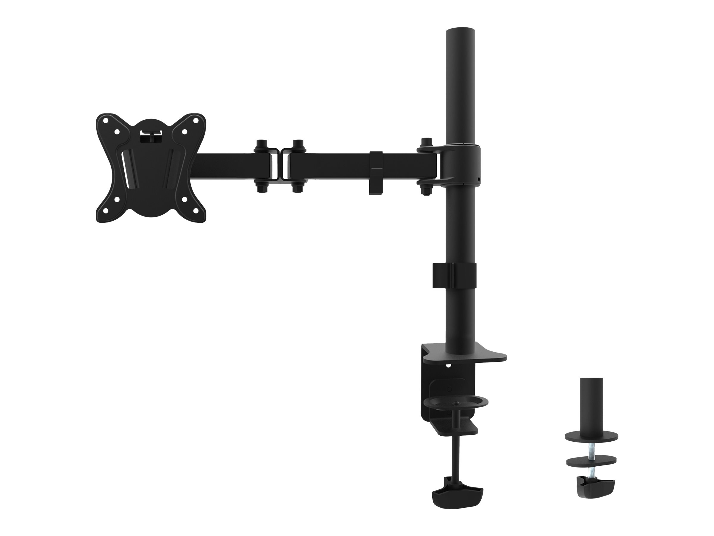 Equip Monitor Desk Mount Bracket - Befestigungskit - für Monitor - pulverbeschichtet schwarz - 33-68.6 cm (13-27), Ansicht 3