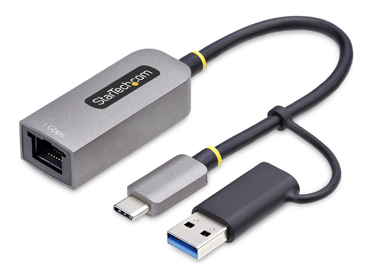 StarTech.com Startech USB-C to Ethernet Adapter w/USB-A Adapter