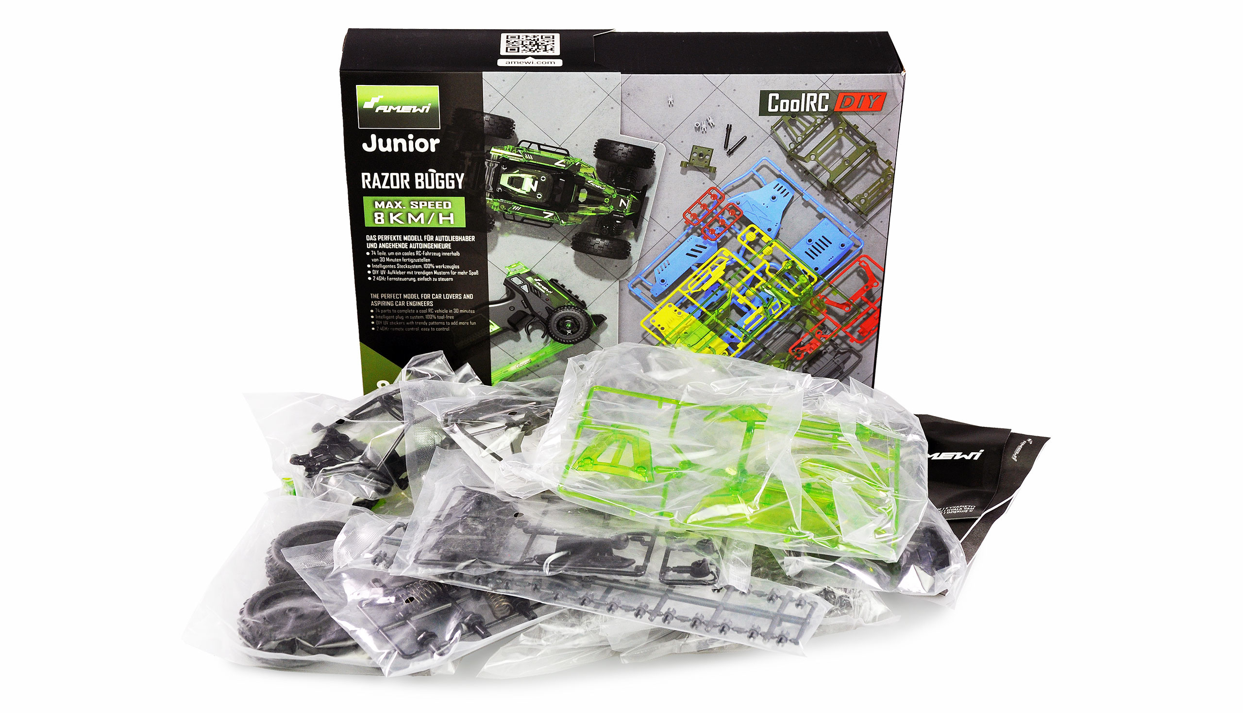 Amewi CoolRC DIY Razor Buggy 2WD - Buggy - 1:18 - 8 Jahr(e) - 300 g, Ansicht 2