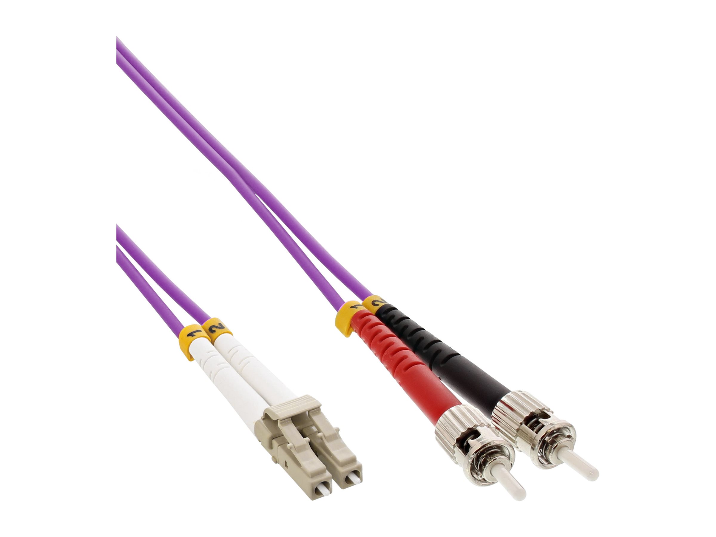 InLine LWL Duplex Kabel - LCST - 50125µm - OM4 - 5m