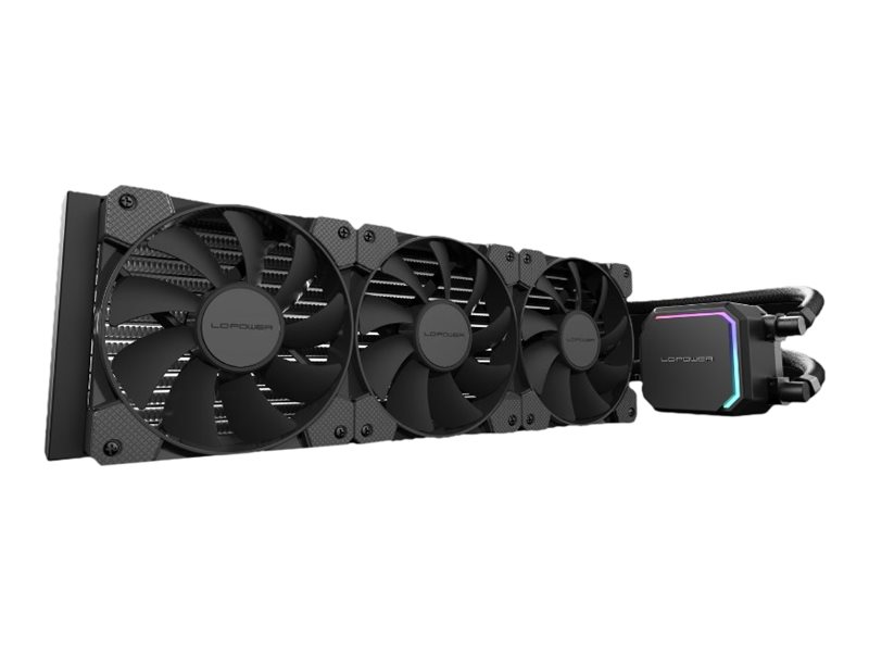 LC-Power JetFlow - Prozessor-Flüssigkeitskühlsystem - Kühlergröße: 360 mm - (für: LGA1150, LGA1151, LGA1155, LGA1156, LGA1200, LGA1366, LGA1700, LGA2011, LGA2011-3, LGA2066, FM1, FM2, Buchse FM3, AM2, AM3, AM4, AM5)