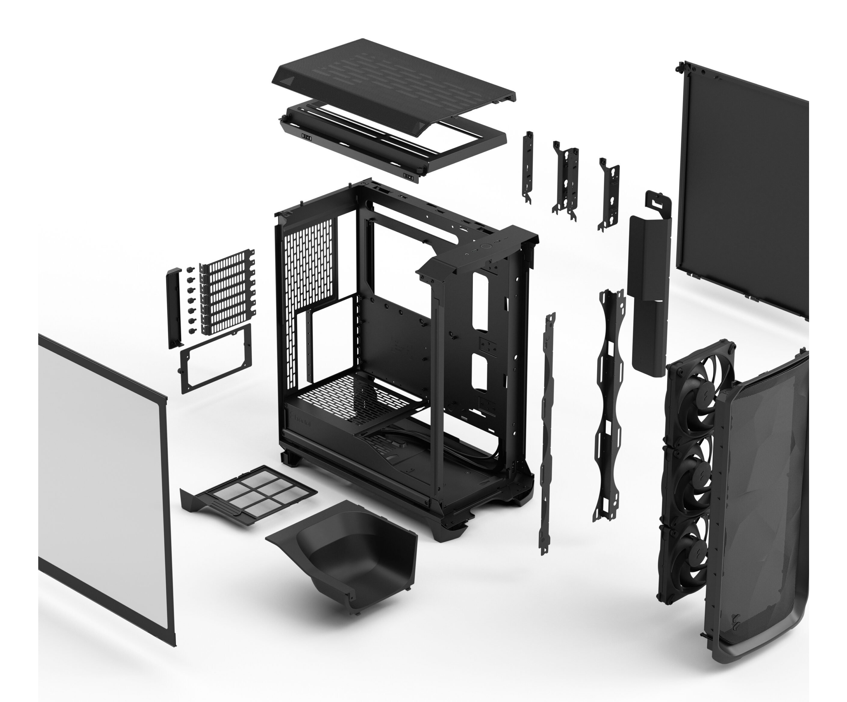 Fractal Design Meshify 3 - Tower - E-ATX - keine Spannungsversorgung (ATX), Ansicht 2