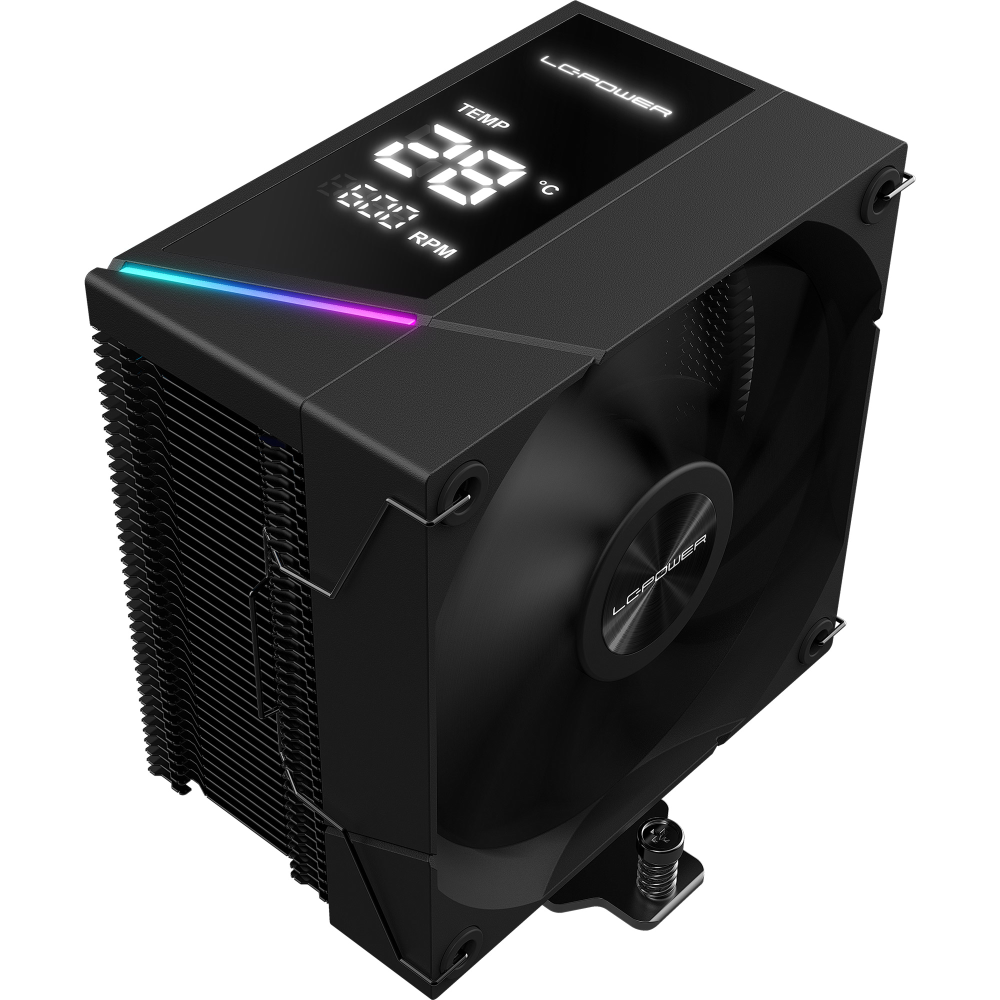 LC-Power CPU-Kühler LC-CC-120-DB6 - CPU-Kühler - 35,3 dB, Ansicht 3