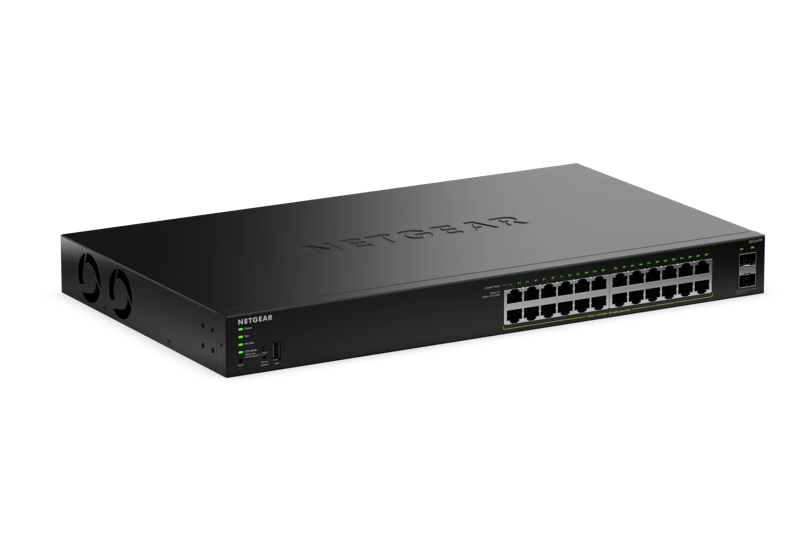 Netgear S350 24P GE PoE+ Smart Switch GS324TP - Switch - 1 Gbps, Ansicht 2