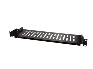 LogiLink Rack - Regal - Schwarz, RAL 9005 - 1U - 48.3 cm (19), Ansicht 2