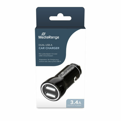 MEDIARANGE MRMA103-02 - Auto - Zigarettenanzünder - 5 V - Schwarz - Silber, Ansicht 3
