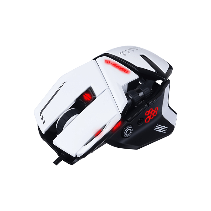 Mad Catz R.A.T.6+ - Maus - optisch - 11 Tasten - Weiß, Ansicht 3