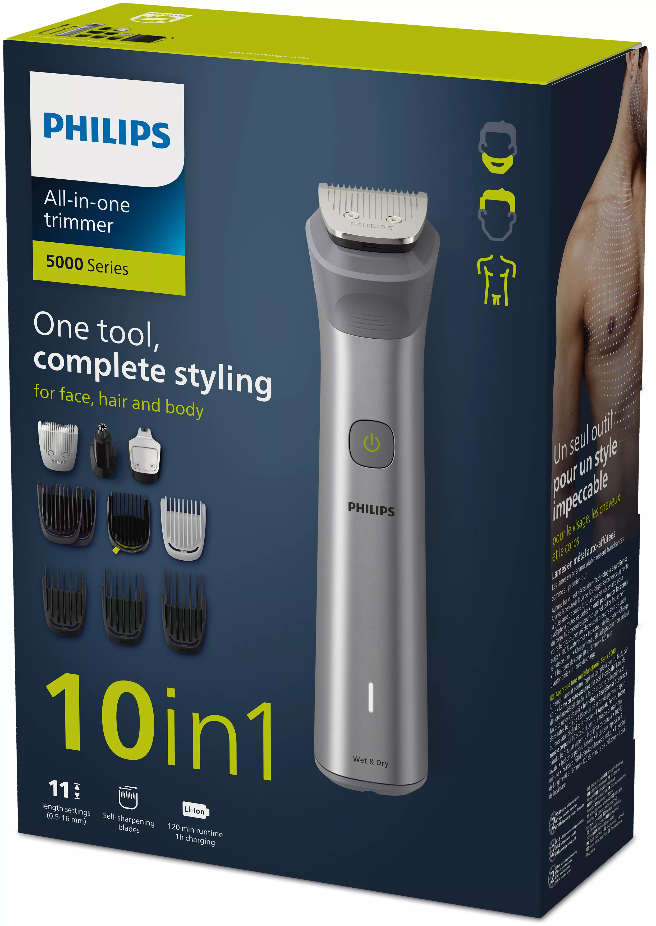 Philips Series 5000 MG5920 - Trimmer - schnurlos, Ansicht 4