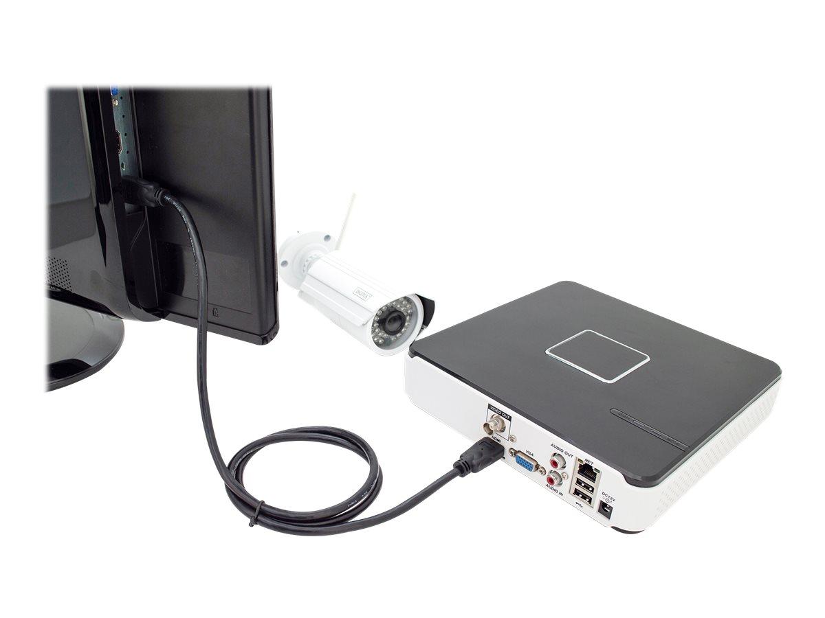 DIGITUS HDMI Premium High Speed mit Ethernet Anschlusskabel