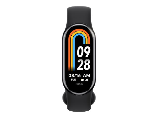 Xiaomi Smart Band 8 - Graphite Black - Aktivitätsmesser mit Band - TPU - schwarz - Handgelenkgröße: 135-210 mm - Anzeige 4.1 cm (1.62)