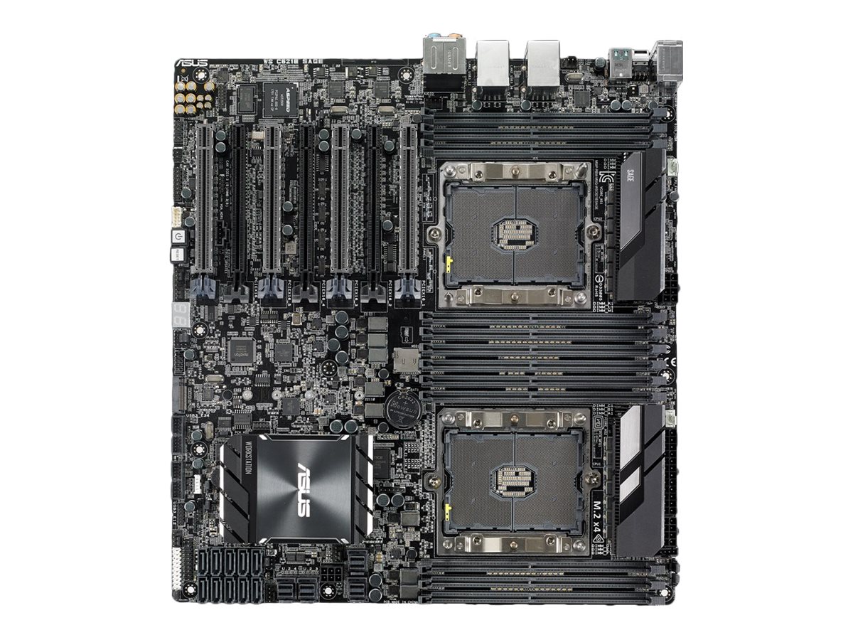 ASUS WS C621E SAGE - Motherboard - SSI EEB - Socket P - 2 Unterstützte CPUs - C621 Chipsatz - USB 3.1 Gen 1, USB-C Gen2, USB 3.1 Gen 2 - 2 x Gigabit LAN - Onboard-Grafik - HD Audio (8-Kanal)