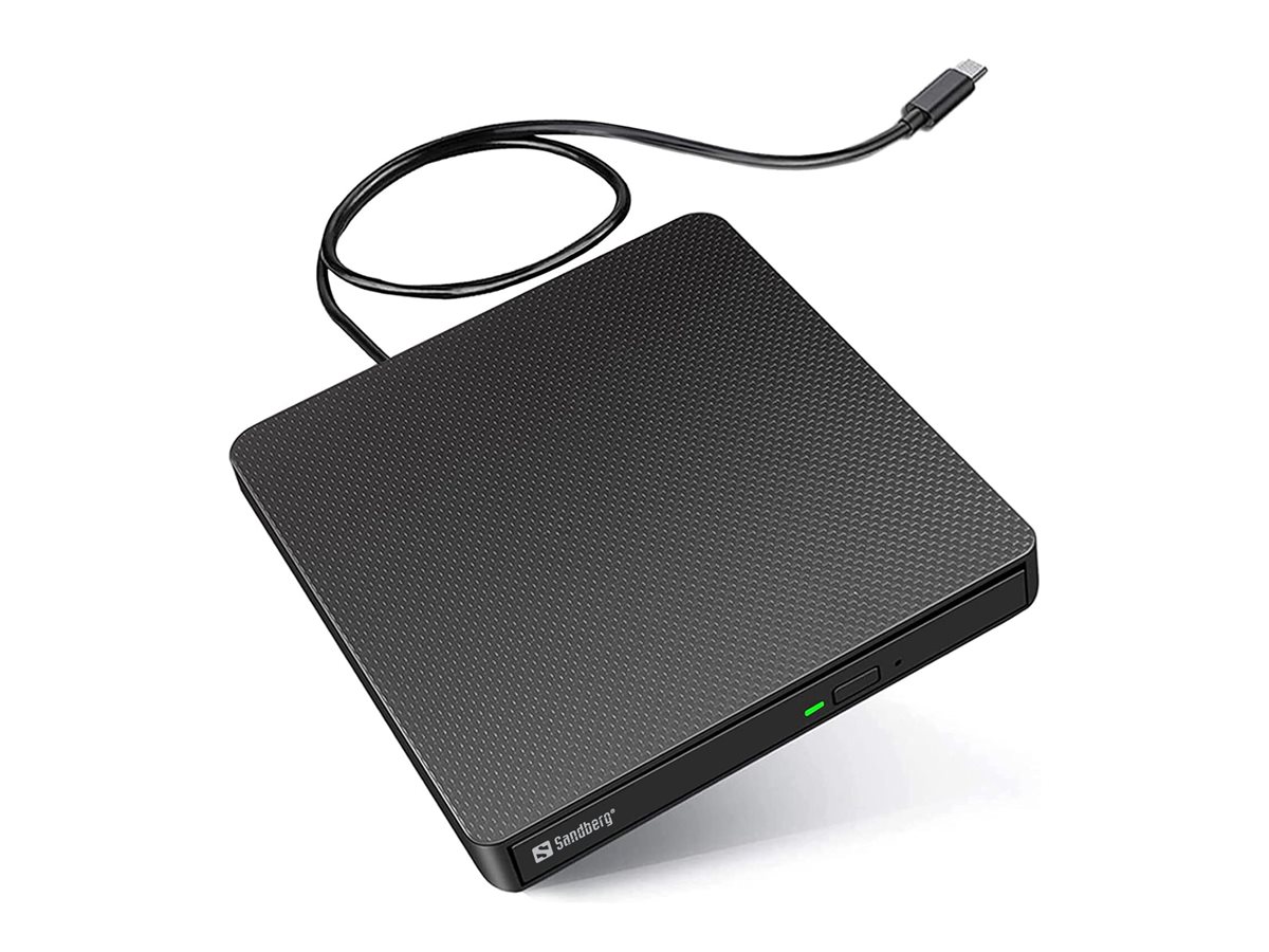 SANDBERG USB-C/A DVD Drive - DVD/CD-Laufwerk, Ansicht 3