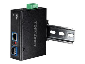 TRENDnet TI-F11SFP - Medienkonverter - 1GbE - 10Base-T 100Base-TX 1000Base-T - RJ-45  SFP (mini-GBIC)