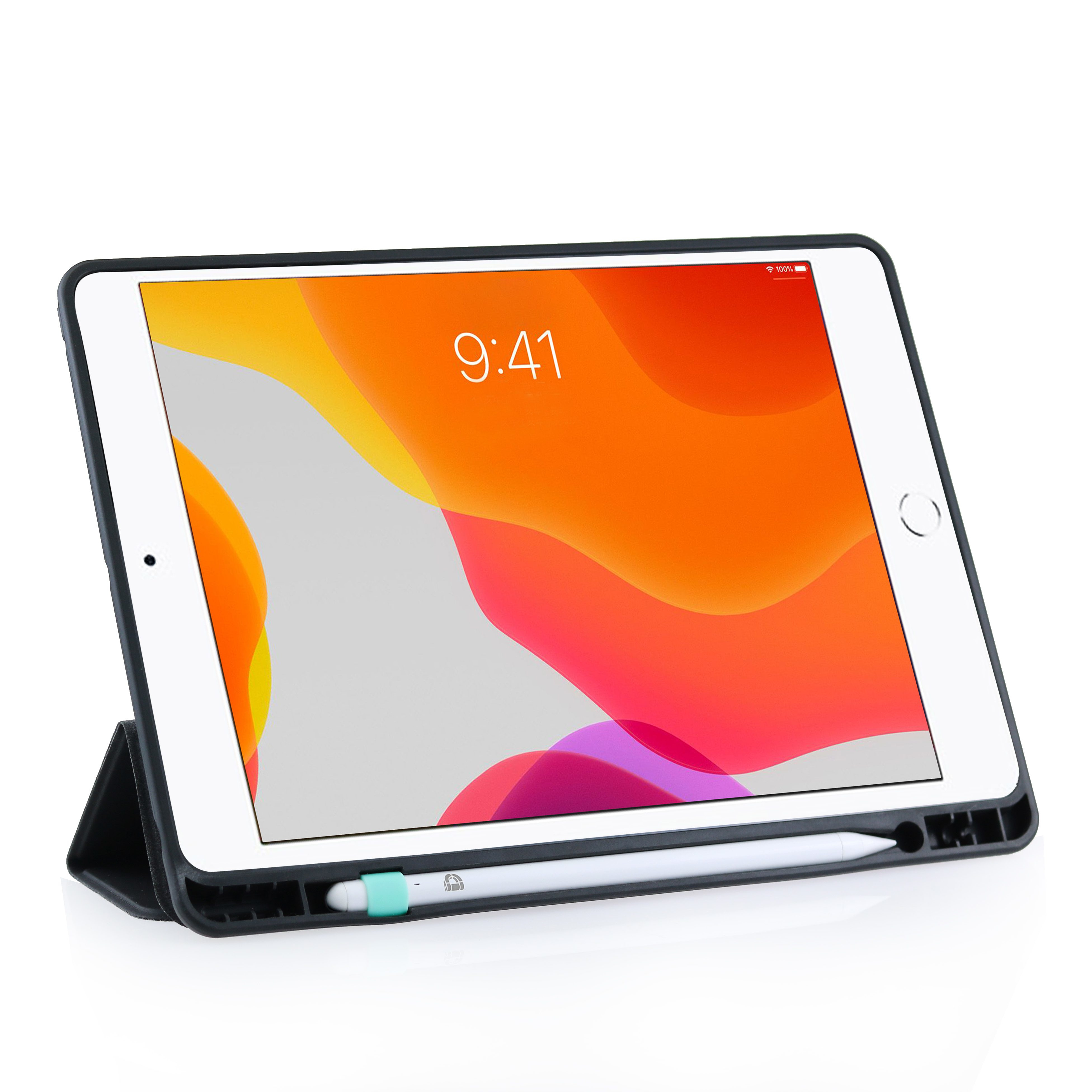 DEQSTER Slim Case 10.9  - für iPad 10te Gen. - Schutzhülle - mit Stifthalter, schlank, schmal, dünn, schwarz, Schutz, Ansicht 3