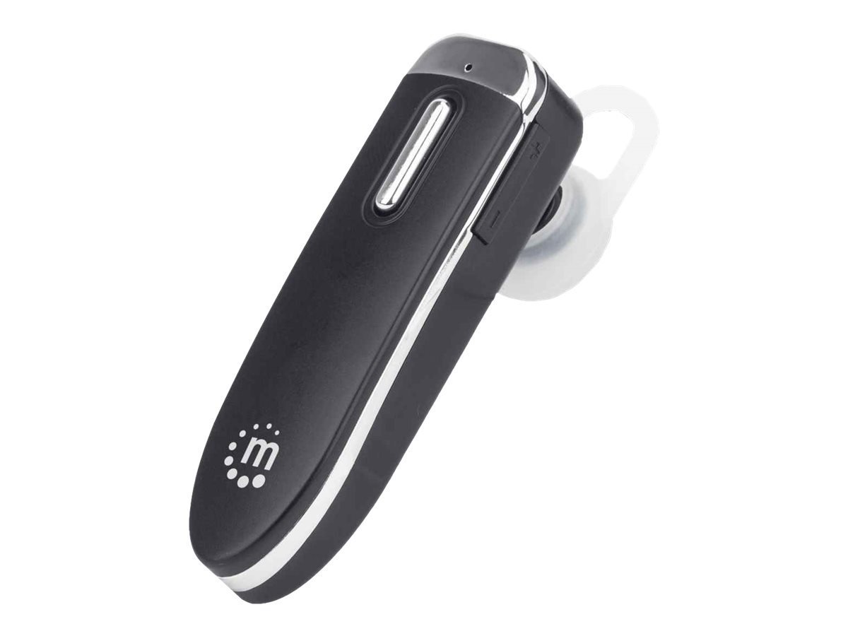 IC Intracom Manhattan Single Ear Bluetooth Headset (Clearance Pricing), Omnidirectional Mic, Integrated Controls, Black,