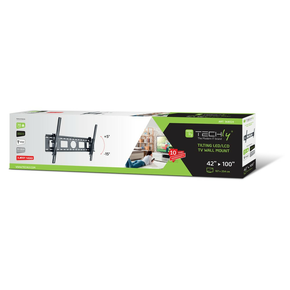 Techly Halterungen LED/LCD 42-100 schwarz, Ansicht 2