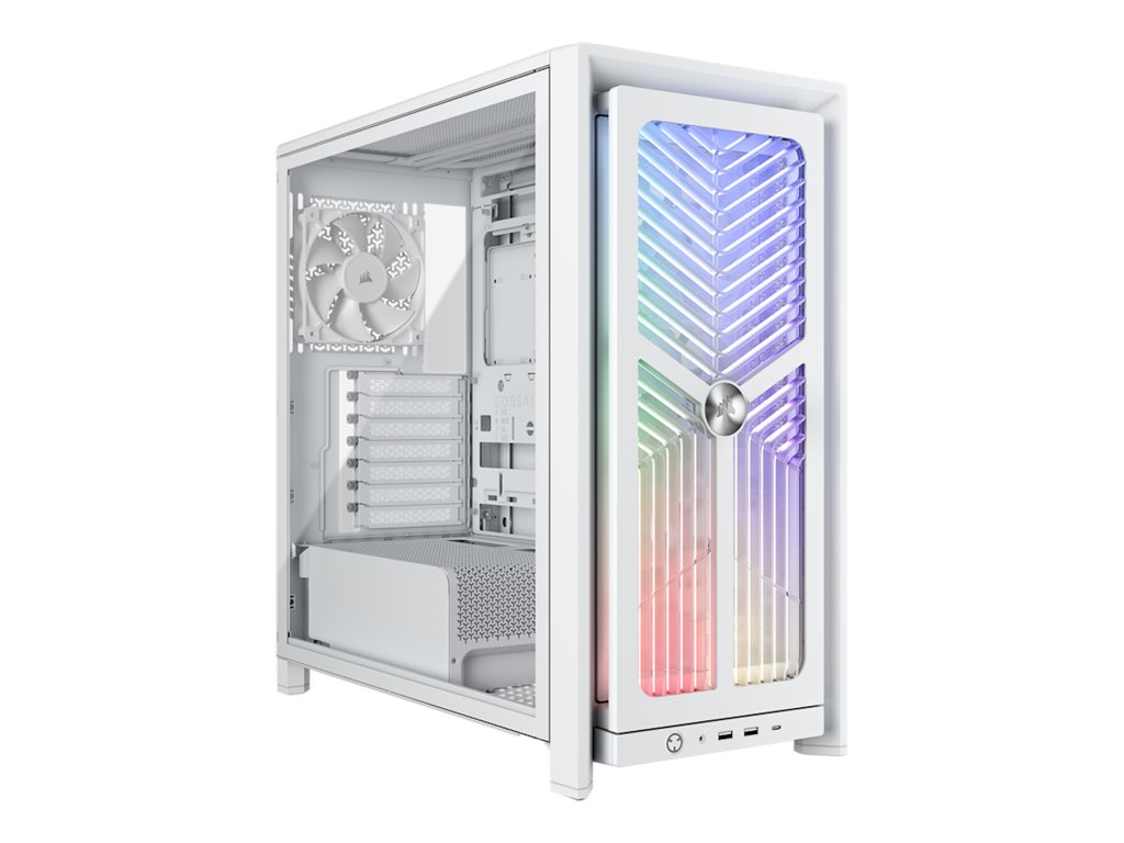 Corsair FRAME 4000X RS - Midi-Tower Gaming - Seitenteil mit Fenster (gehärtetes Glas)