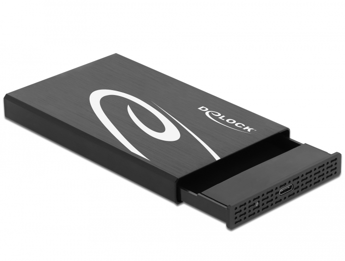 Delock External Enclosure for 2.5 SATA HDD / SSD with SuperSpeed USB 10 Gbps (USB 3.1 Gen 2), Ansicht 3