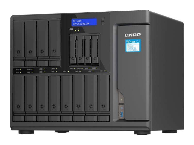 QNAP TS-1655 - NAS-Server - 16 Schächte - SATA 6Gb/s