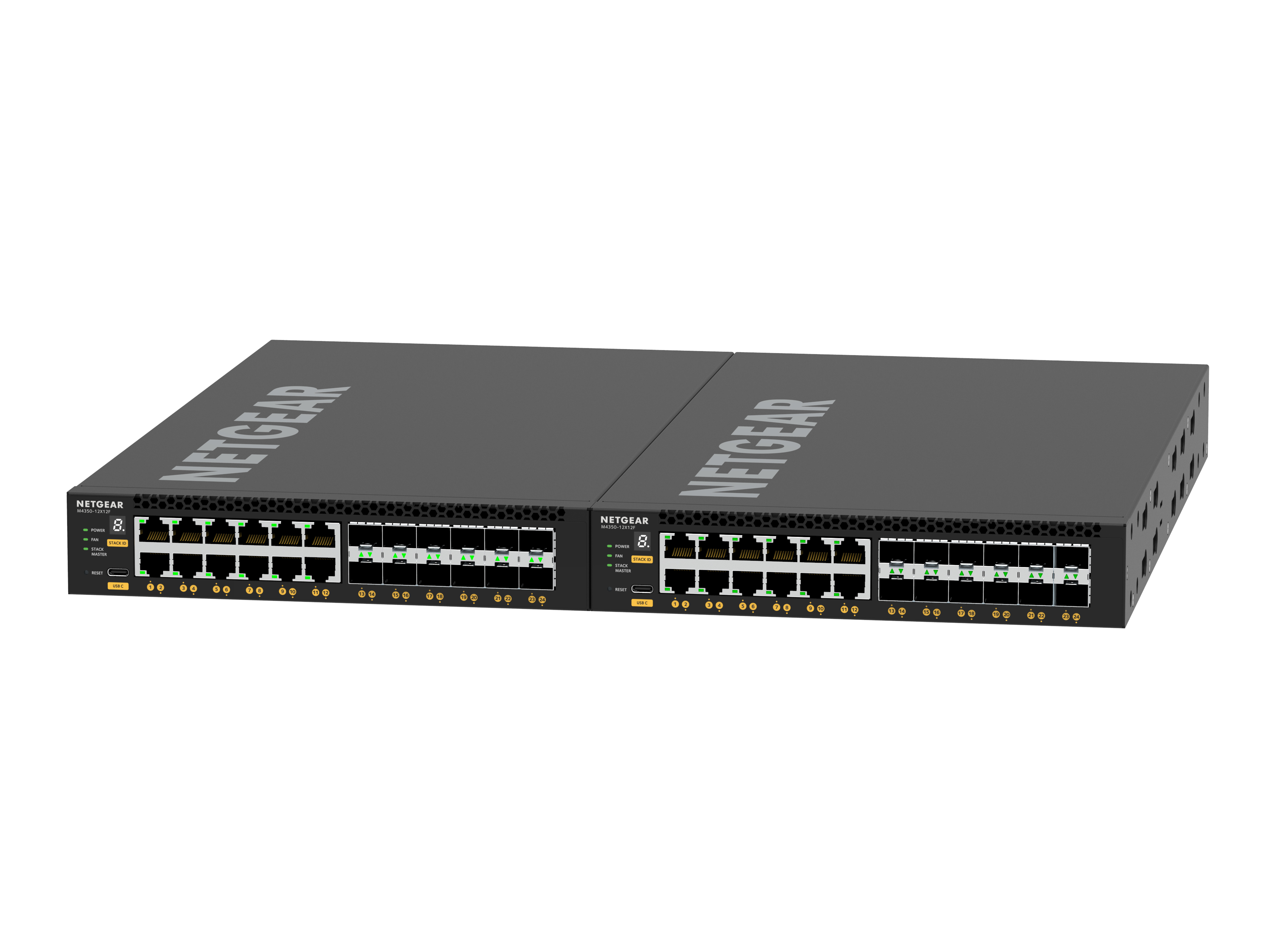 Netgear M4350 Series M4350-12X12F - Switch - L3, Ansicht 2