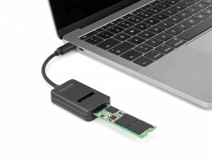 Delock Schnittstellenadapter - M.2 - M.2 Card (PCIe NVMe & SATA), Ansicht 4