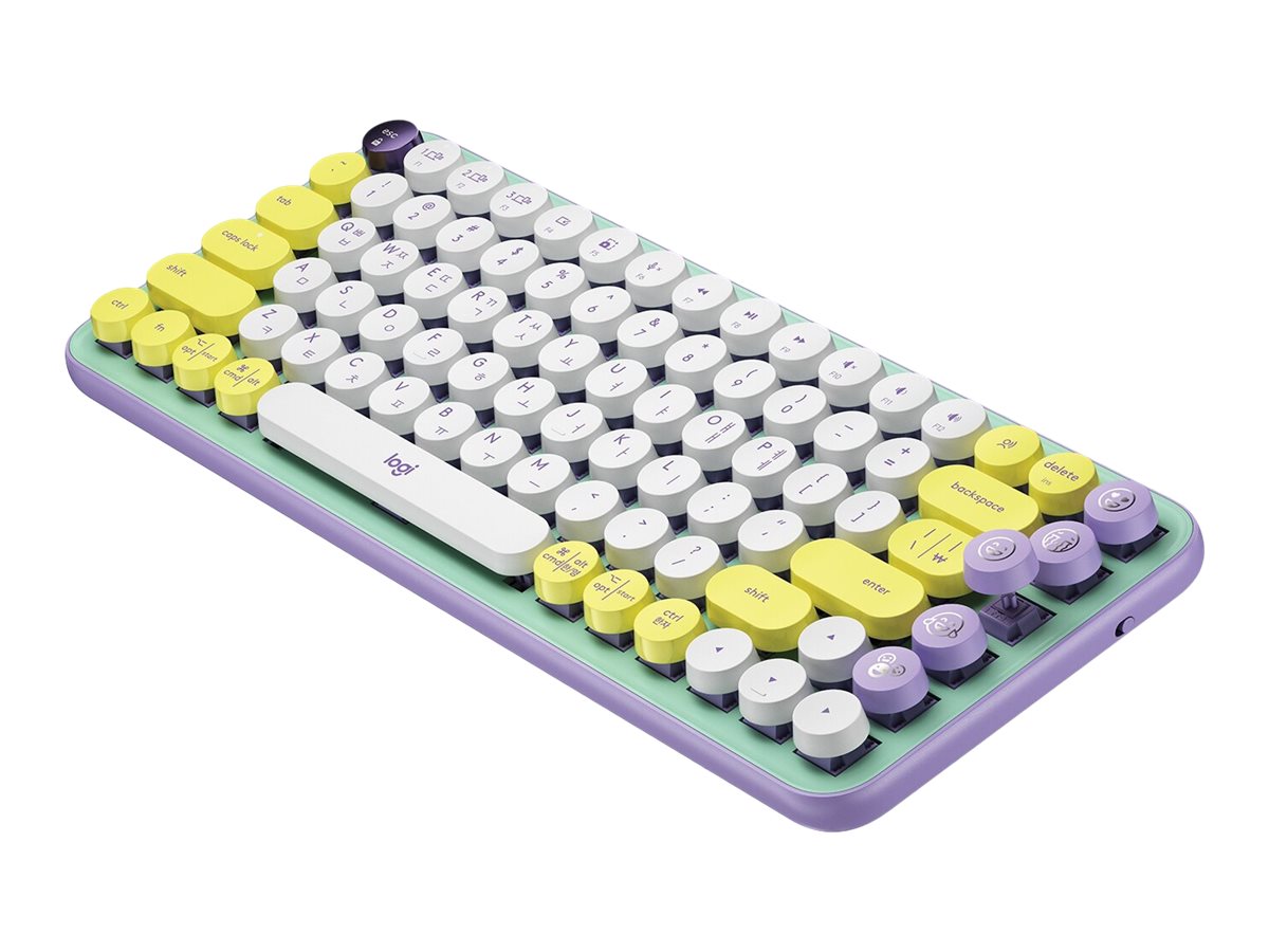Logitech POP Keys - Tastatur - kabellos - Bluetooth LE Bluetooth 5.1