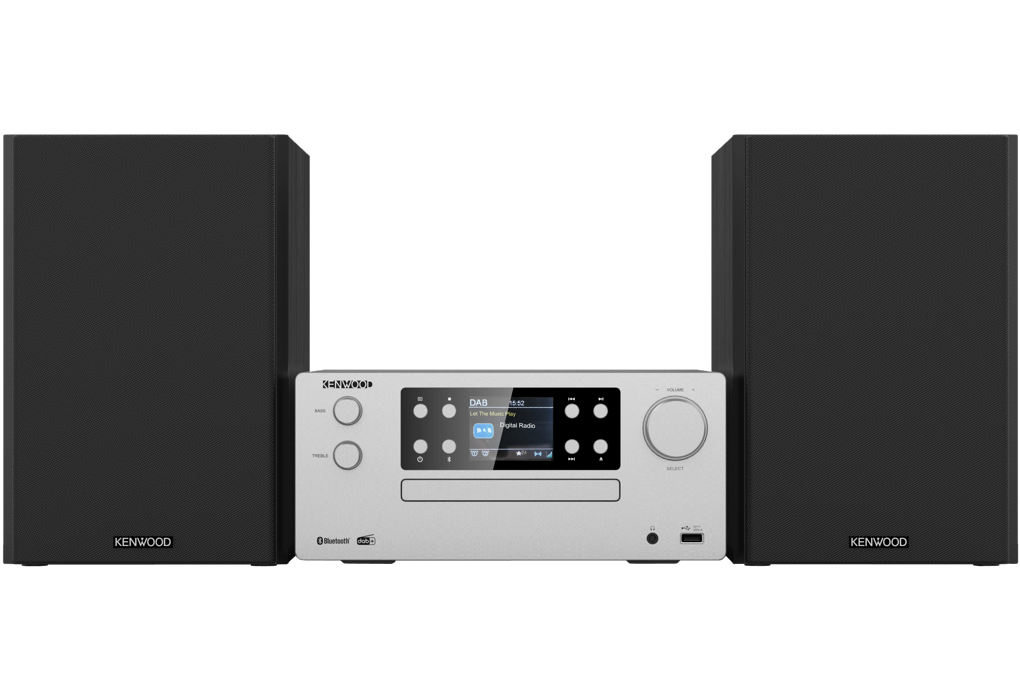 Kenwood Electronics M-925DAB-S - Heim-Audio-Mikrosystem - Schwarz - Silber - 50 W - 2-Wege - 13 cm - 3 cm, Ansicht 2