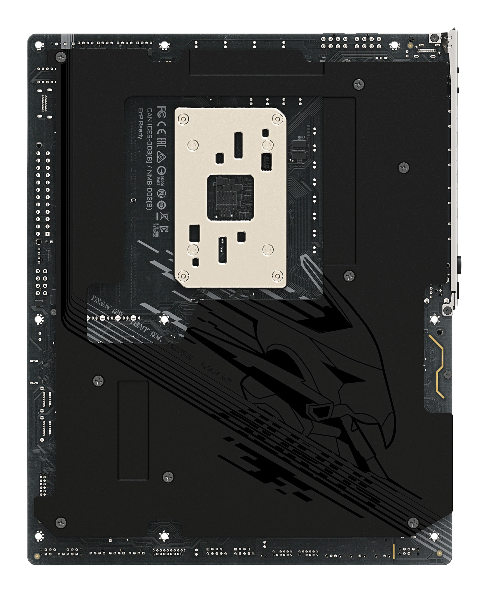 Gigabyte X870E A PRO X AM5 4xSATA 4xM.2 - Mainboard - AMD Sockel AM5 (Ryzen Zen4), Ansicht 3