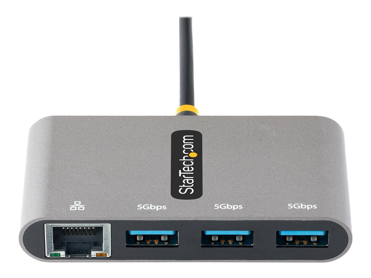 StarTech.com 3-Port USB-C Hub with Ethernet, 3x USB-A Ports, Gigabit Ethernet, USB 3.0 5Gbps, Bus-Powered, Ansicht 4
