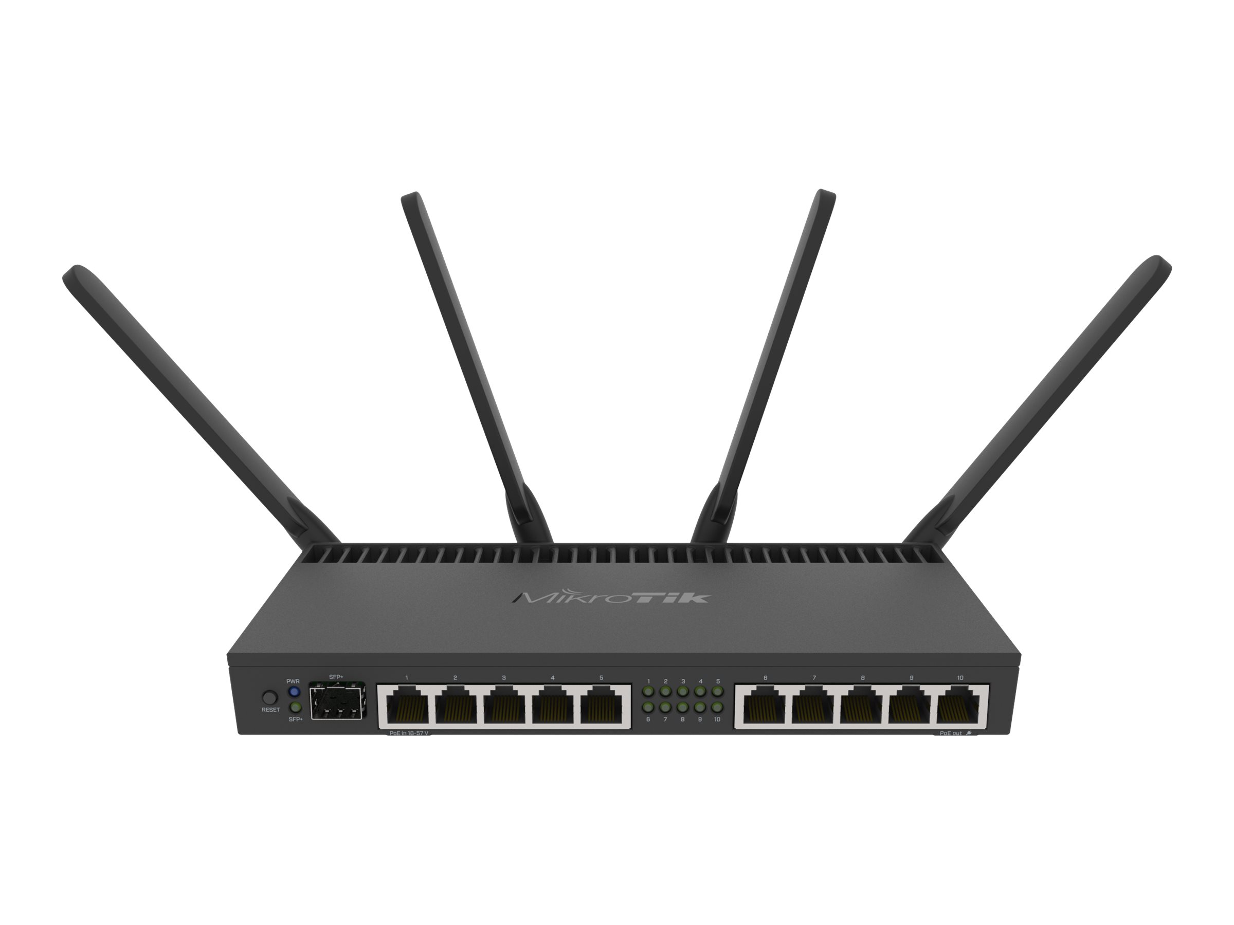 MikroTik RB4011iGS+5HacQ2HnD-IN - Wireless Router 10GbE, Ansicht 4