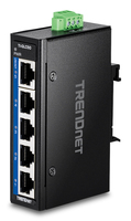 TRENDnet Industrial DIN-Rail Mini Switch - Switch - 1 Gbps