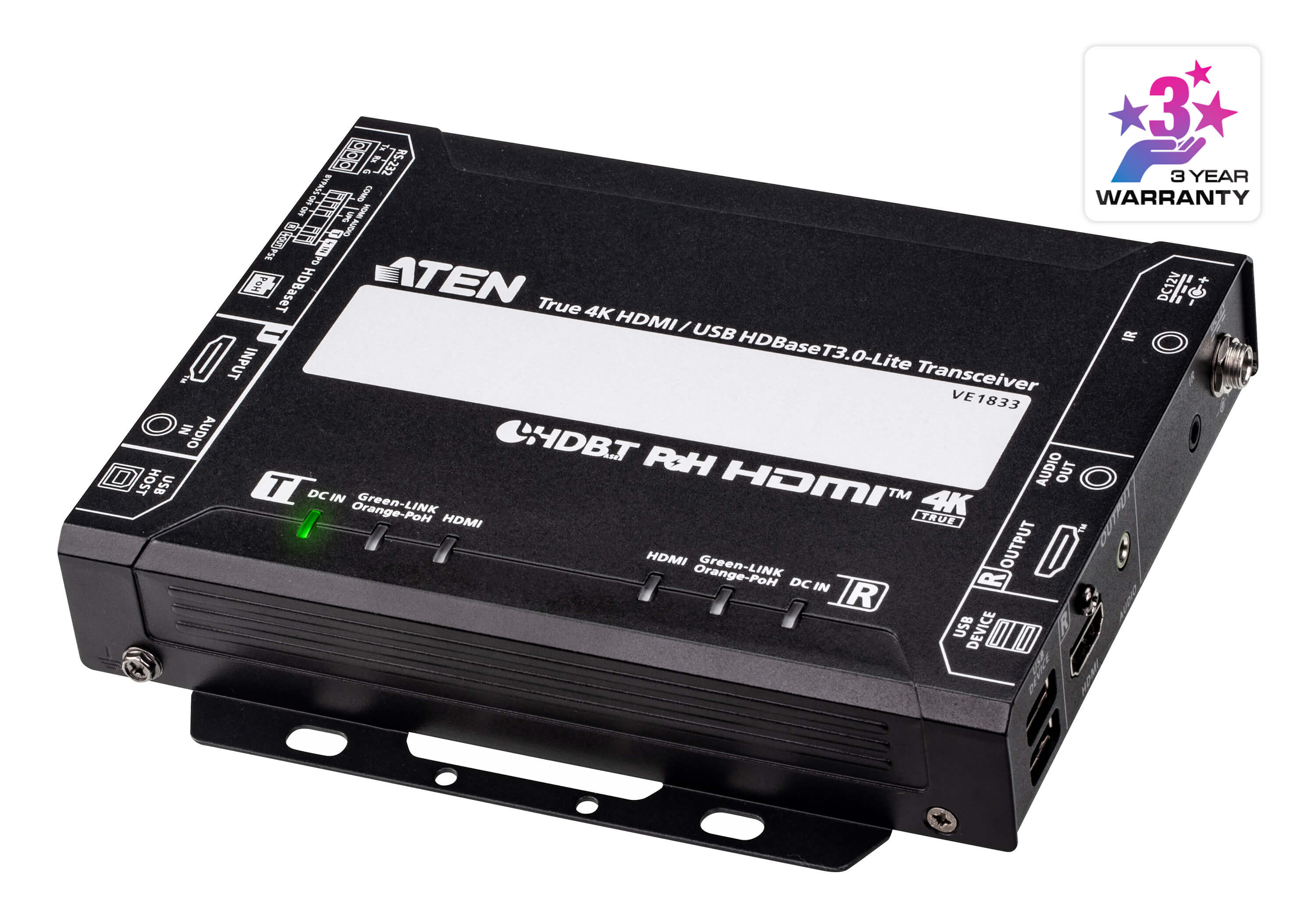 ATEN True 4K HDMI/USB HDBaseT 3.0 Lite Transceiver - Digital/Daten - Digital/Display/Video, Ansicht 2
