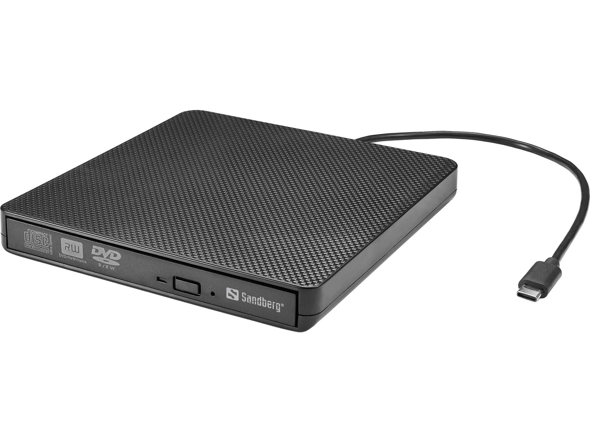 SANDBERG USB-C/A DVD Drive - DVD/CD-Laufwerk, Ansicht 4